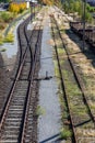 Railway station Loebau, Saxony, Germany Royalty Free Stock Photo