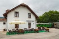 Railway station on Mokra Gora in the Tara mountains, Mokra Gora, Serbia. Royalty Free Stock Photo