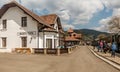 Railway station on Mokra Gora in the Tara mountains Zlatibor, Serbia Royalty Free Stock Photo