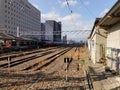 Railway Station in Osaka, Japan