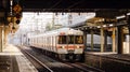 Railway Station in Osaka, Japan Royalty Free Stock Photo