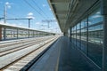 Railway station platform