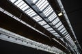 Railway station roof Royalty Free Stock Photo