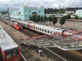 Railway station in Smolensk, Russia