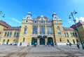 The Railway station in Szeged, Hungary Royalty Free Stock Photo