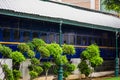 Railway Station theme inside resort in Delhi India, Train Coaches as Resort room Royalty Free Stock Photo