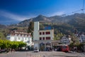 Railway station for trip to mount Rigi Royalty Free Stock Photo