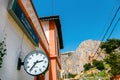 Railway station in the village of el chorro at the end of trail of Caminito Del Rey