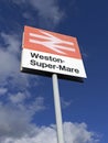 Railway Station, Weston-super-Mare, UK Royalty Free Stock Photo