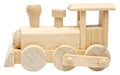 Railway Steam Engine Wooden Toy Royalty Free Stock Photo