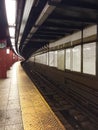 Railway subway station in New York
