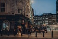 The Railway Tavern traditional English pub close to the Liverpool Street station, London, UK Royalty Free Stock Photo