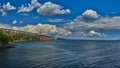 Railway terminal, taconite harbor Royalty Free Stock Photo