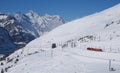 Railway to Jungfraujoch, Switzerland Royalty Free Stock Photo