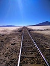 Railway to nowhere Royalty Free Stock Photo