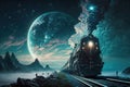 Railway to the ocean of the galaxy