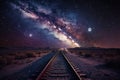 Railway to the ocean of the galaxy