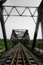 Railway track in Manek Urai, Kelantan, Malaysia