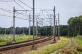 Railway track in the Netherlands