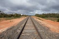 Railway Track Rural Australia.
