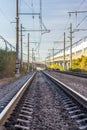 Railway track Royalty Free Stock Photo