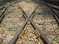 Railway Tracks Royalty Free Stock Photo