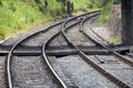 Railway tracks convergence