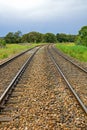 Railway Tracks Royalty Free Stock Photo