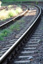 Railway tracks Royalty Free Stock Photo