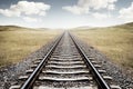 Railway Tracks Royalty Free Stock Photo