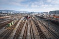 Railway tracks and trains - Zurich, Switzerland