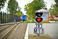 Railway traffic light - train safety