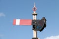 Railway Train Signal. Royalty Free Stock Photo