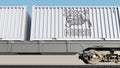 Railway transportation of containers with Nestle logo. Editorial 3D rendering Royalty Free Stock Photo