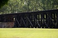 Railway Trestle in Harpers Ferry Virginia USA