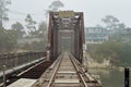 Railway truss bridge in USA