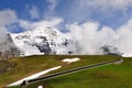 Railway tunnel under Jungfrau peak, Switzerland Royalty Free Stock Photo