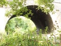 Railway viaduct arch Catcliffe Rotherham Royalty Free Stock Photo