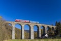 Railway viaduct Novina in Krystofovo udoli, Northern Bohemia, Czech Republic