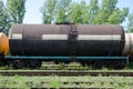 A tank car International Union of Railways UIC Royalty Free Stock Photo