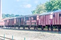Railway wagons Royalty Free Stock Photo
