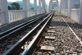 Railway, The White Bridge Tum Phu Village, Takapak District, Lamphun Province Thailand