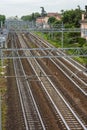 Railways in Bologna, in Italy Royalty Free Stock Photo