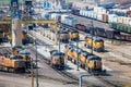 Bailey Railyard in North Platte Royalty Free Stock Photo