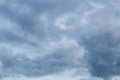 Rain cloud dramatic moody sky background Royalty Free Stock Photo