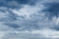 Rain cloud dramatic moody sky background Royalty Free Stock Photo