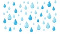 Rain Cloud Icon with Falling Drops for Weather Forecasts and Water, vector design Generative AI Royalty Free Stock Photo