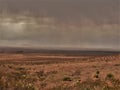 Rain Clouds over Deming, New Mexico Royalty Free Stock Photo