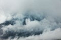 rain clouds over the forest. Mountain landscape. Turkey Royalty Free Stock Photo