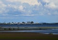 Rain clouds over Goose Spit Park, Comox BC